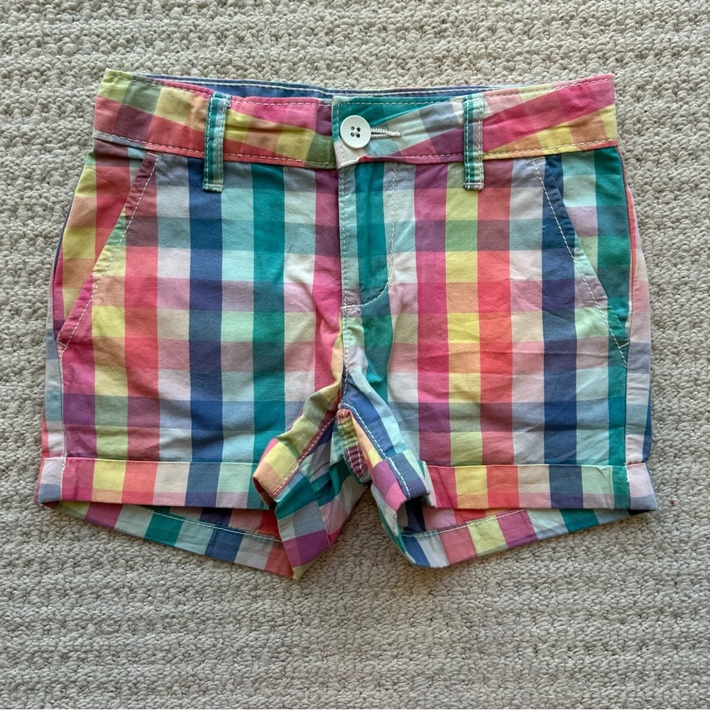 GAP Kids Girls Plaid Shorts Size 6